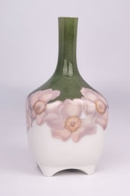Royal Copenhagen 6" Bud Vase w/ Flower Design.