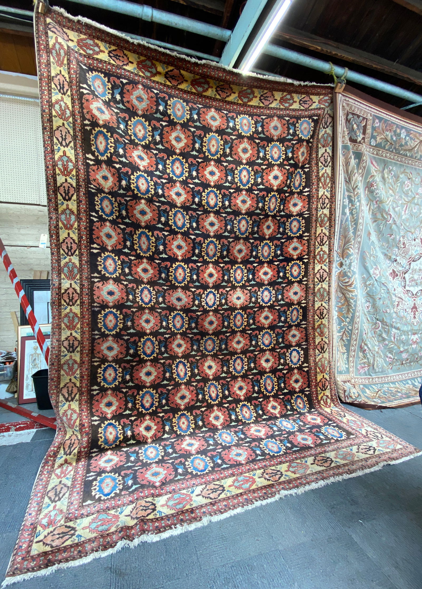 10' 5" x 15' Hand Knotted Oriental (Persian ?) Rug (1 of 4)