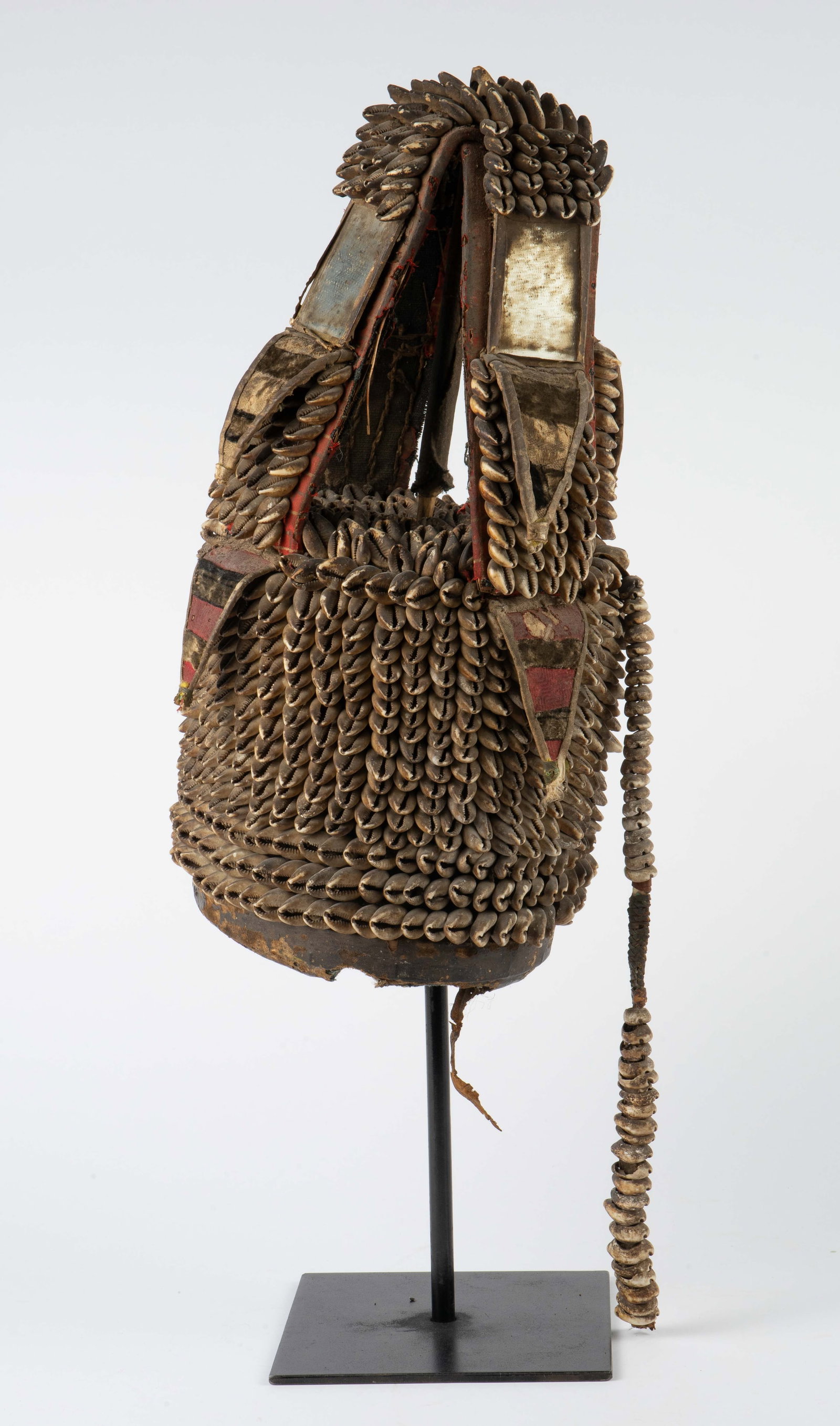 Yoruba House of the Head Shrine Covering on Stand. (1 of 8)