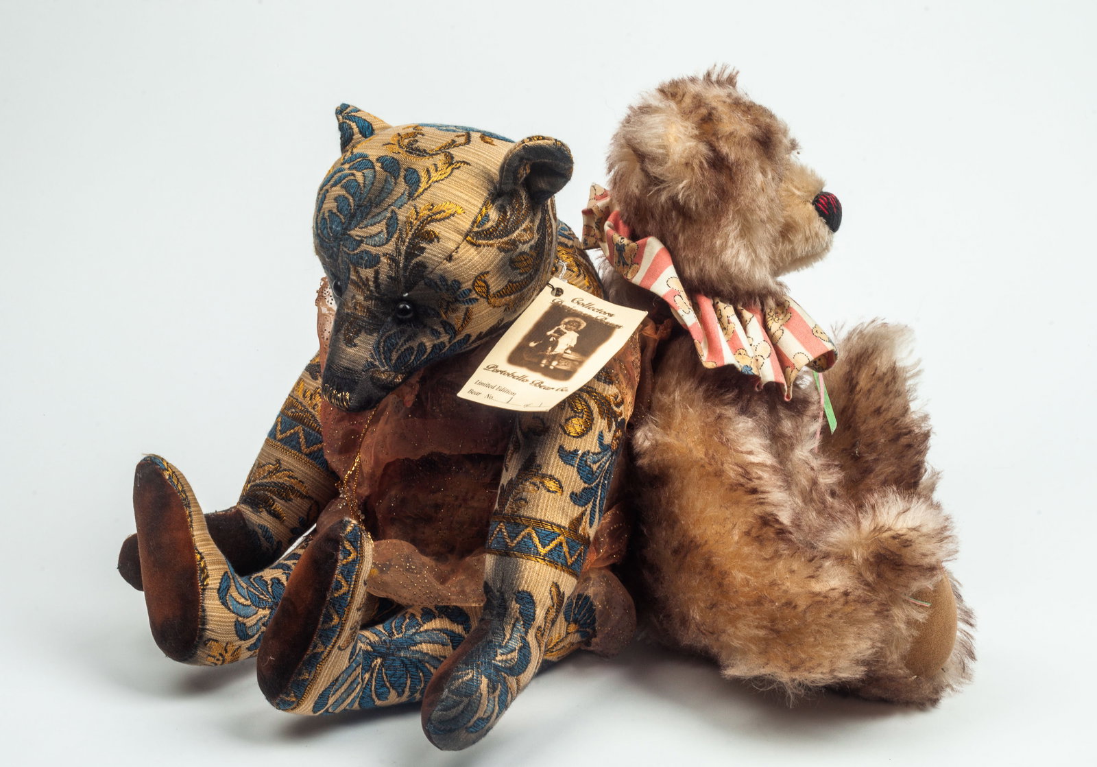 Lot of 2 Designer Plush Bears, inc. Portobello. (1 of 7)