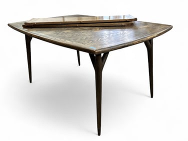 Jack Van Der Molen 1950's Dining Table w/ 2 Leaves