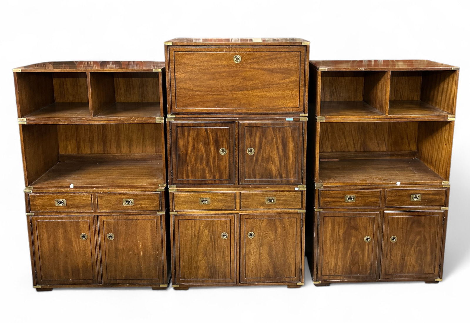 Thomasville Campaign Style Wall Unit. (1 of 10)