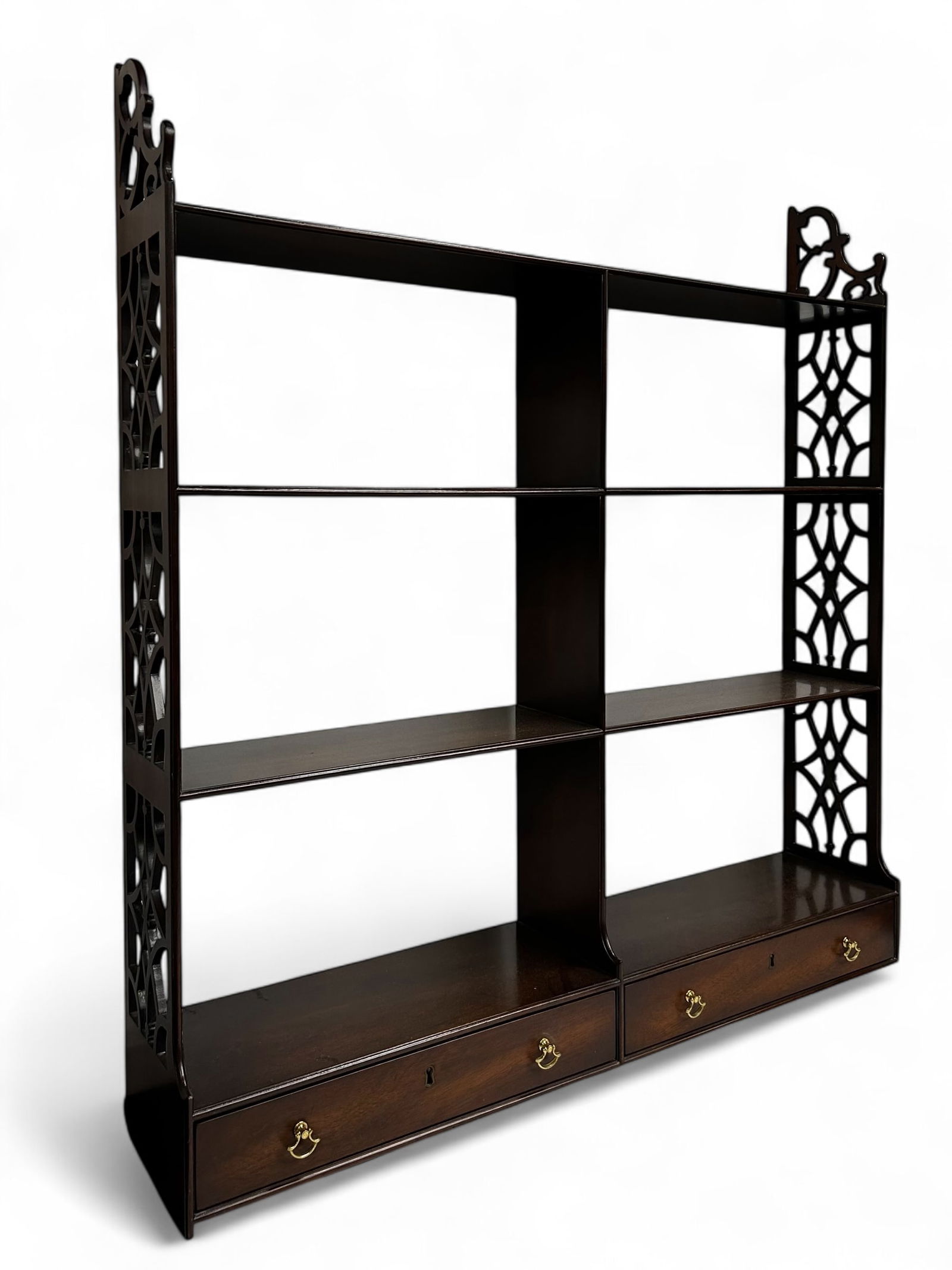 Kittinger Mahogany Hanging Wall Shelf. (1 of 4)