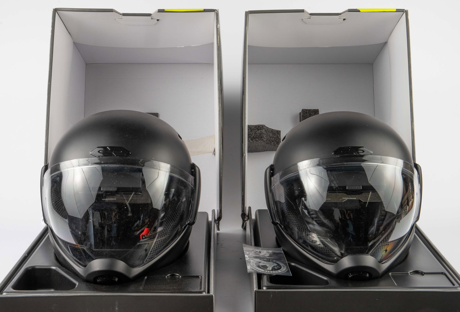 2 CrossHelmet X1 Lustre Black Motorcycle Helmets. (1 of 5)