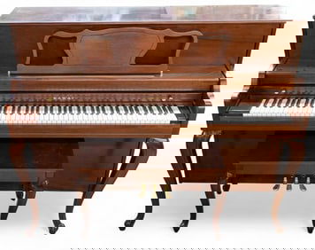 2003 Dark Cherry Kawai Console Piano w/ Bench.