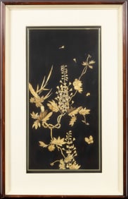 Carved Asian Bone Decoration in Shadowbox.