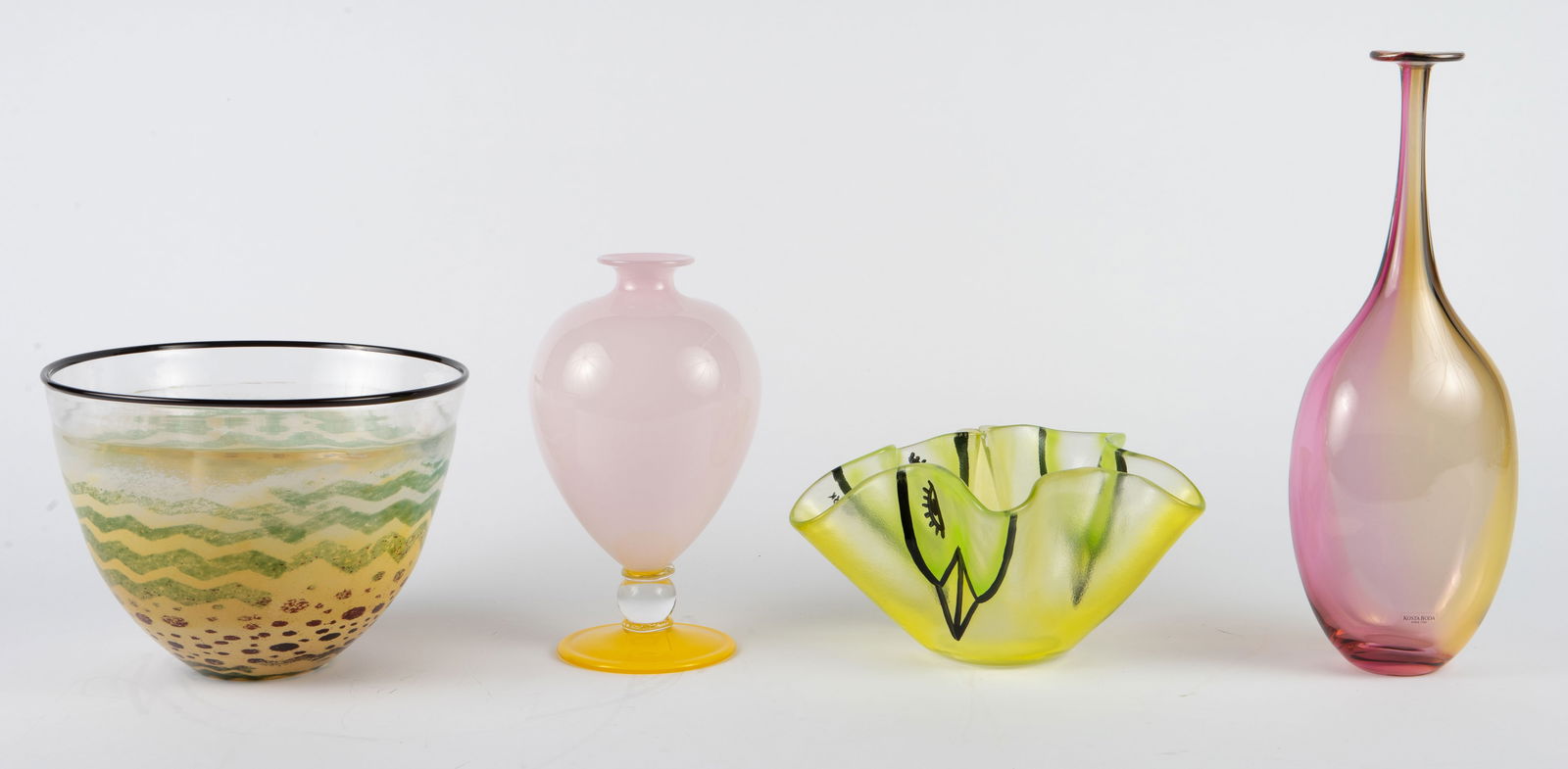 Lot of Art Glass - Kosta Boda & Mish Vins. (1 of 8)