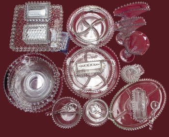 Lot of Candlewick Serving Dishes, Vases & More.