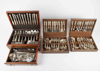 Lot of Silver Plated Flatware, inc. Rogers.