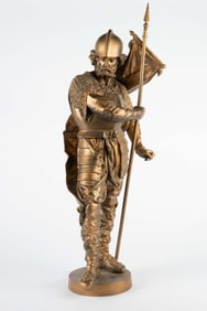Gilded Metal Sculpture, After Emile Victor Blavier