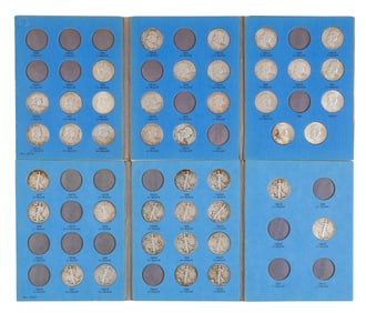 Lot: 2 Books of Silver Half Dollars - 41 Halves.