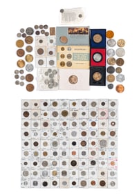 Large Lot of Mostly Foreign Coins.