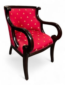 Empire Style Armchair.