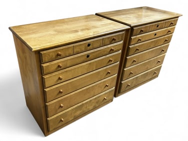 Pair of Six-Drawer Chests.