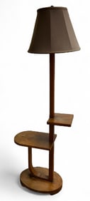 Unique Mid Century Modern Shelf Floor Lamp.