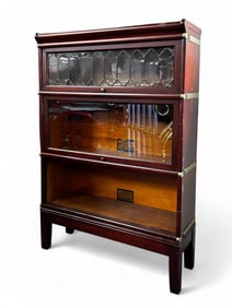 Globe-Wernicke Mahogany Barrister Bookcase.