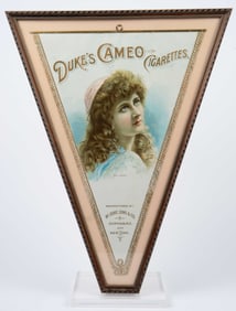 Duke's Cameo Cigarettes Litho Advertisement.