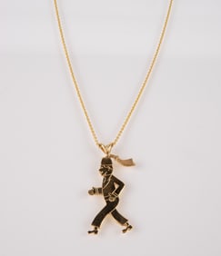 14K Gold Necklace w/ Figural Pendant