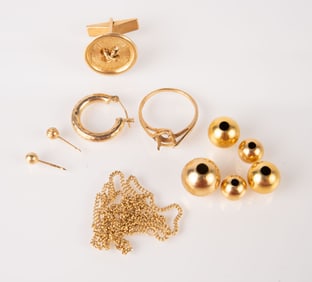 Lot of 14K & 10K Gold Jewelry.