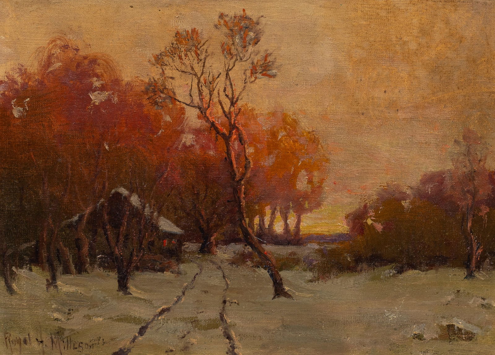 Luminism Style Landscape, Royal Milleson. (1 of 5)