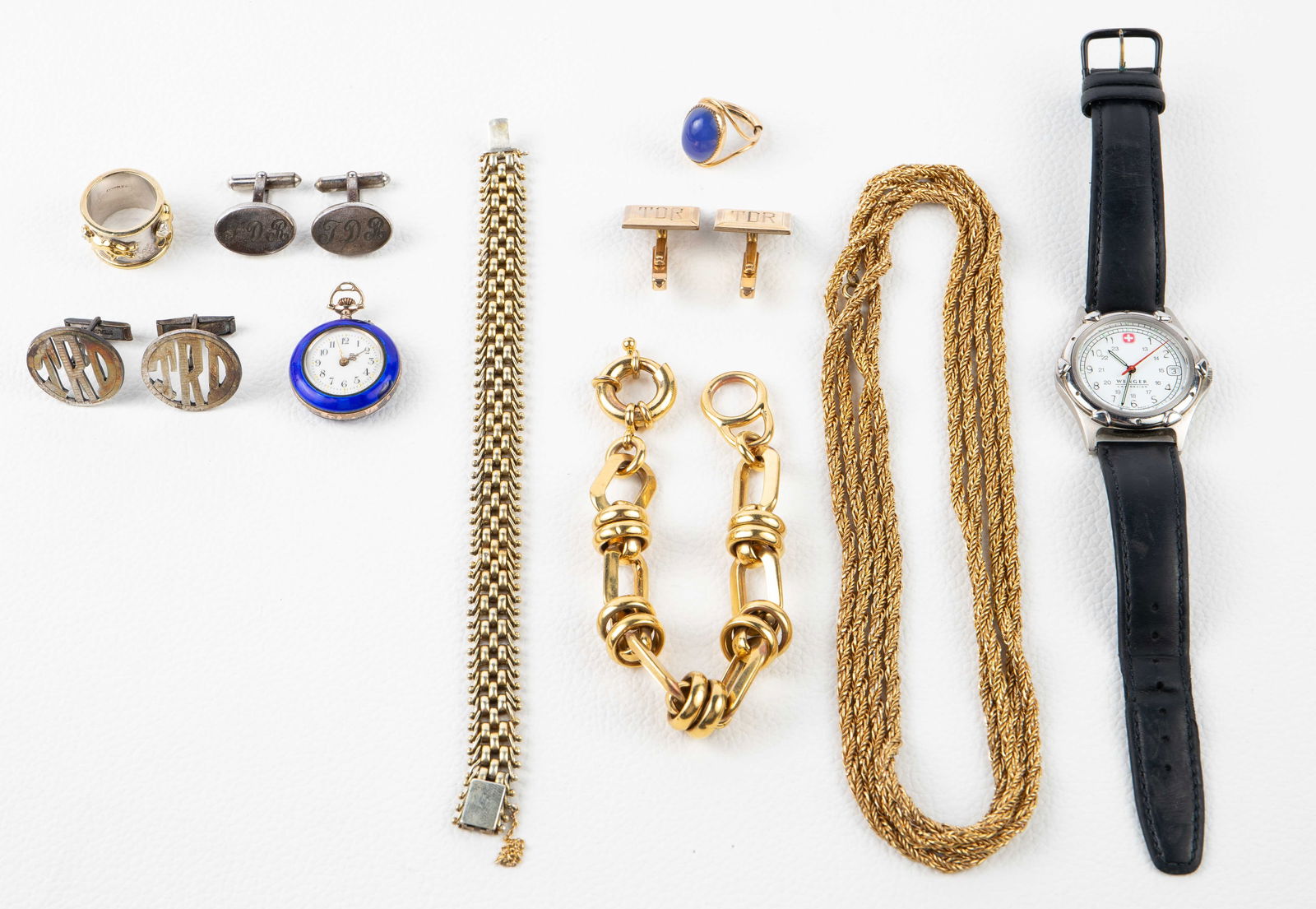 Lot of Sterling Silver & Costume Jewelry & Watches (1 of 16)