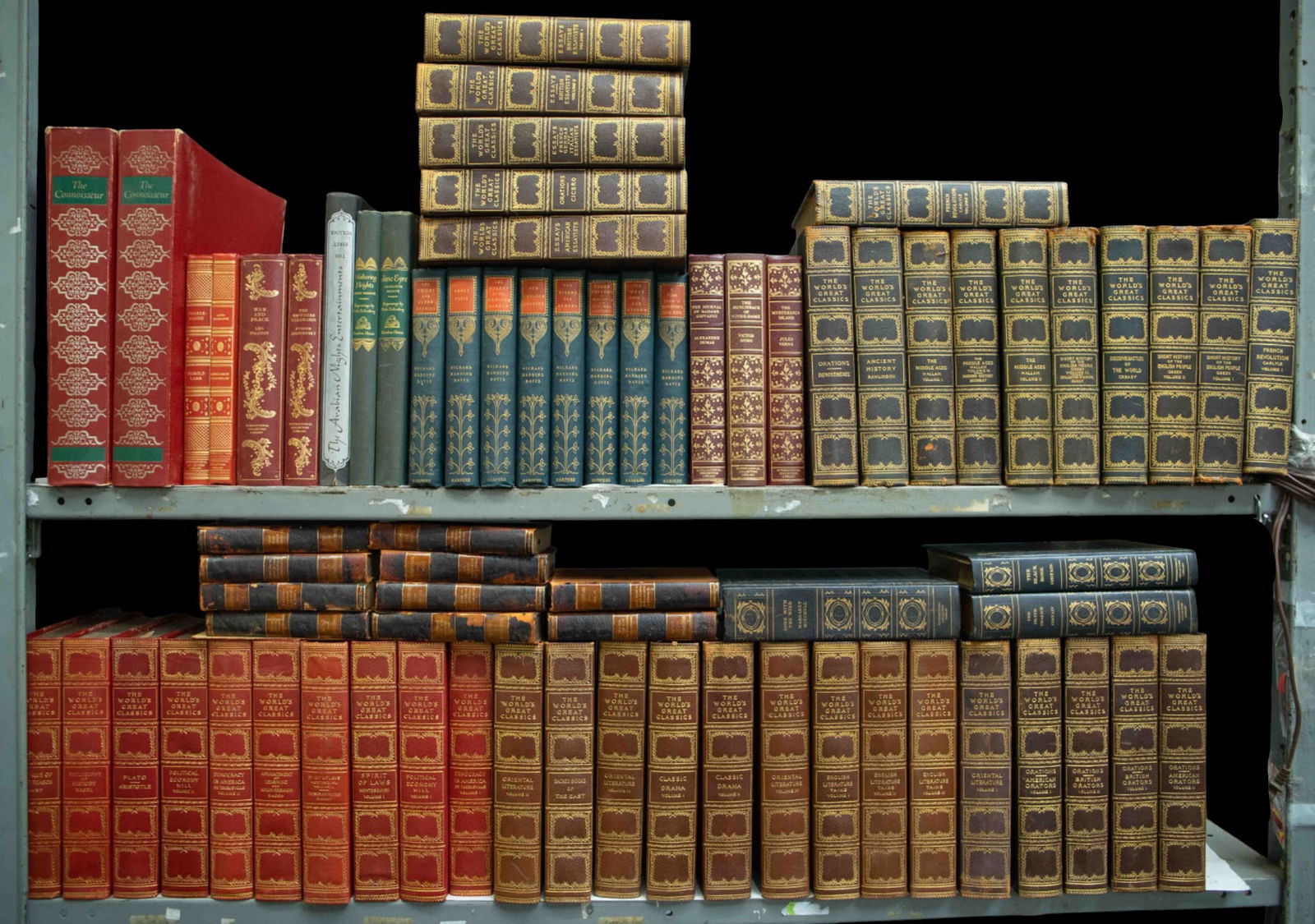 Lot: Mostly Leatherbound Books Inc. Great Classics (1 of 17)