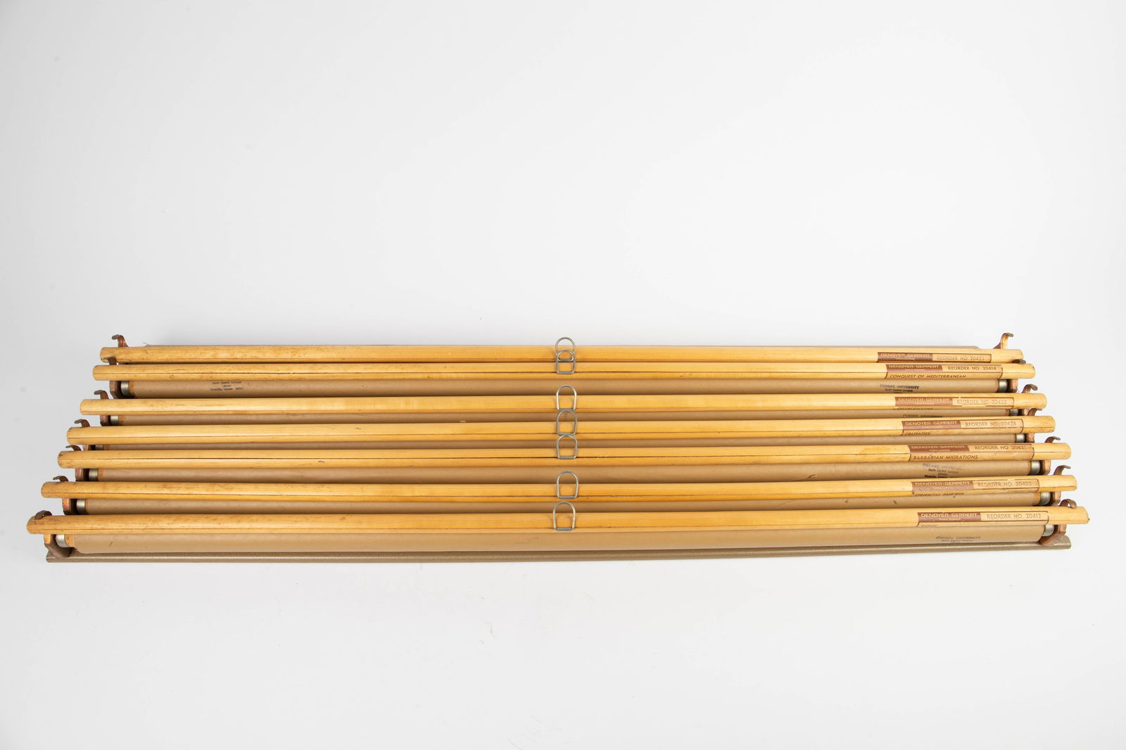 Set of 7 Denoyer-Geppert Vintage Pull Down Maps. (1 of 10)