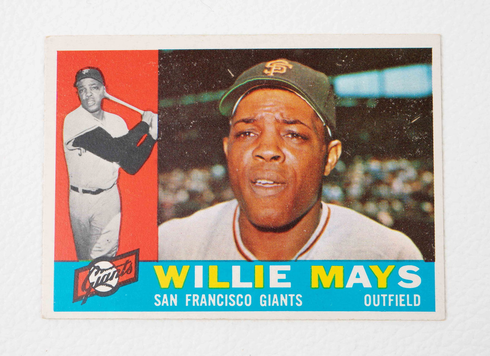 Topps 1960 Willie Mays #200 Baseball Card. (1 of 2)