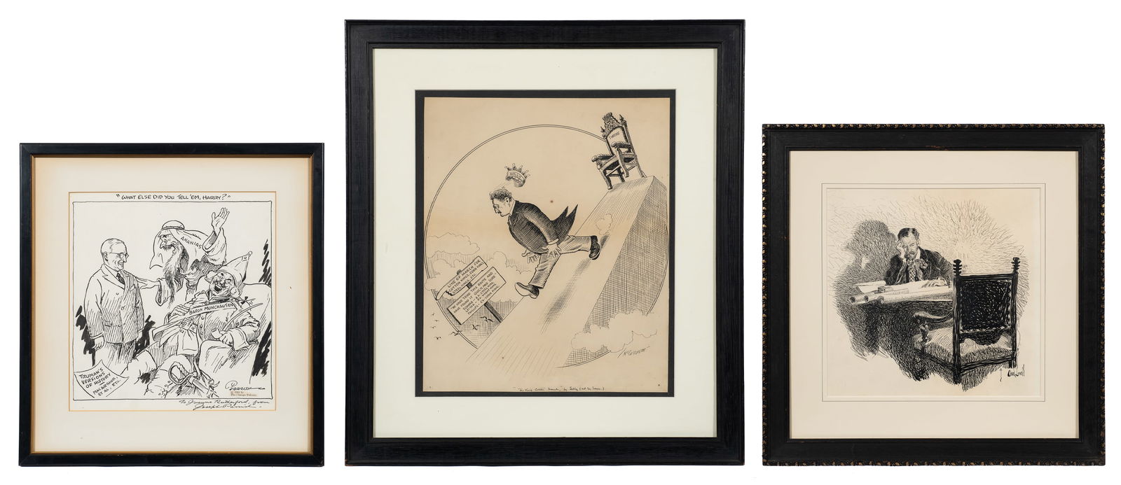 Political Ink Caricatures - Lowell, McCutcheon (1 of 15)