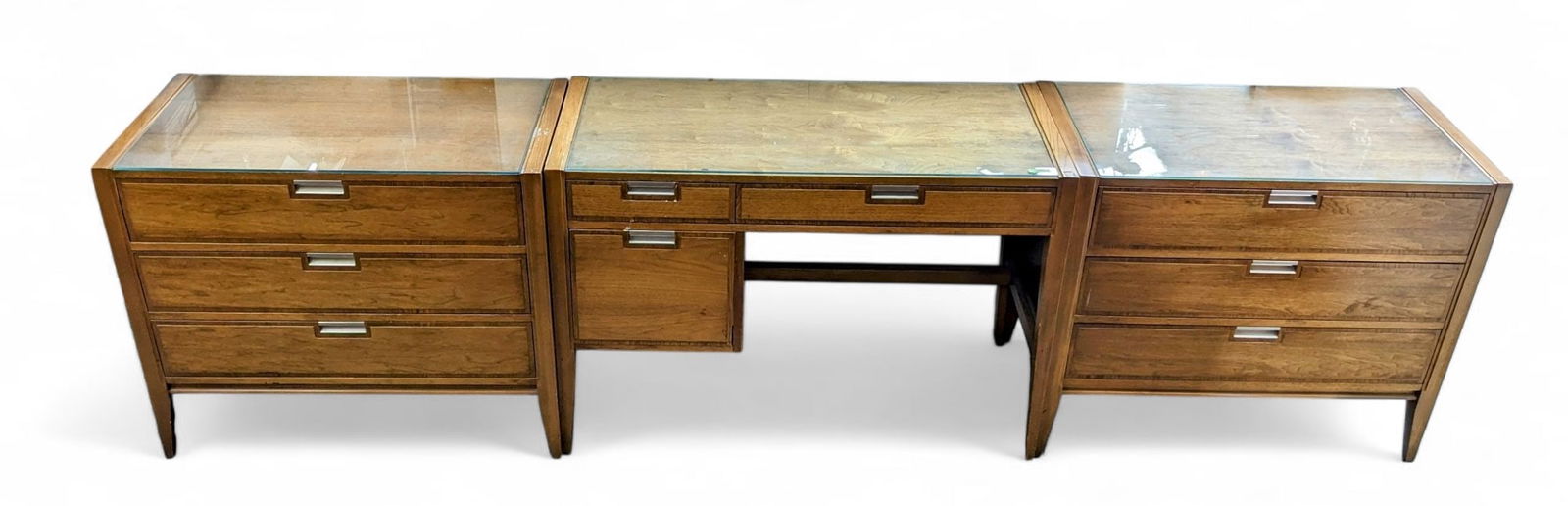Basic-Witz Mid-Century Desk and Two Chests. (1 of 2)