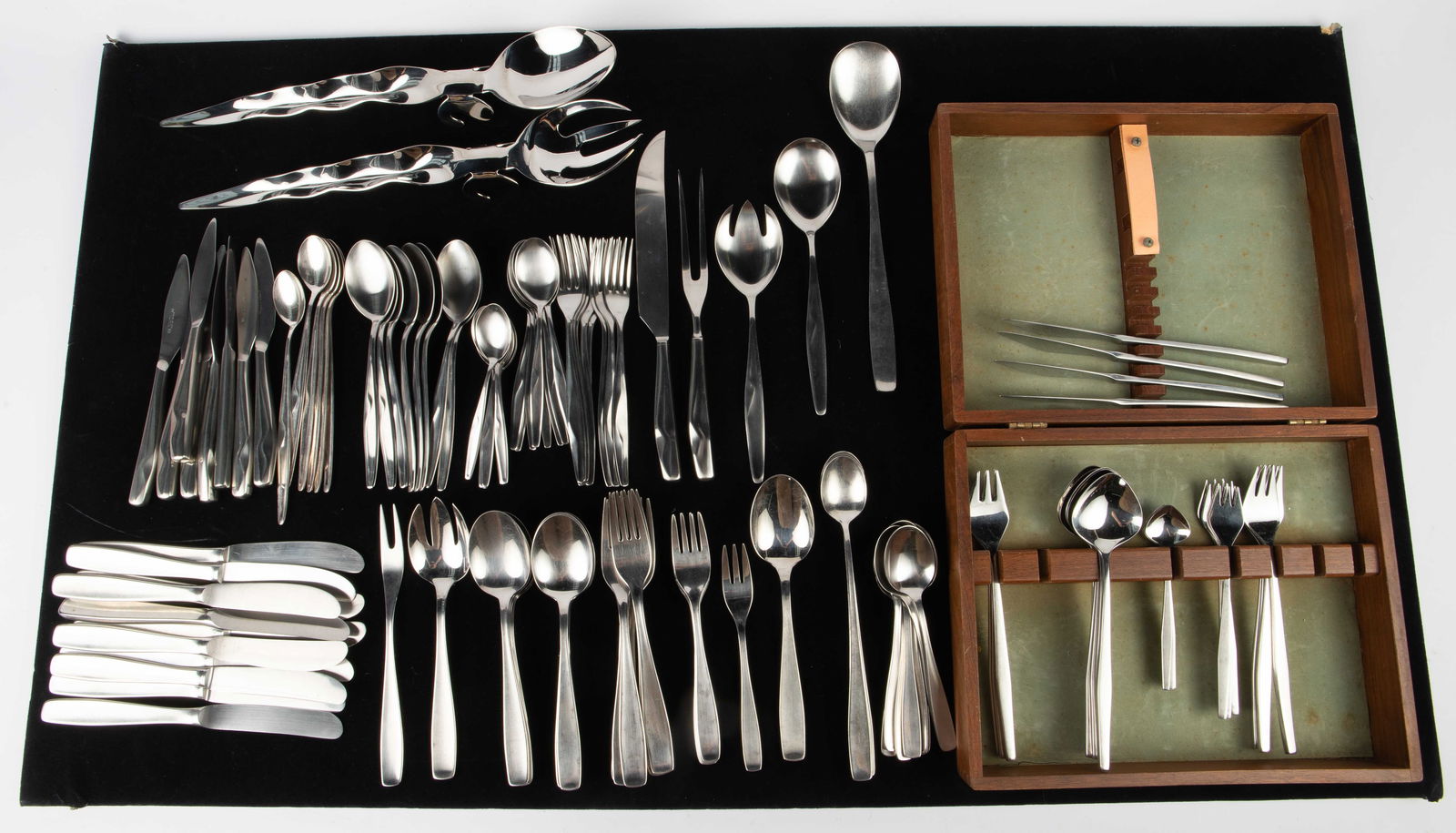 Lot of Swedish & German Flatware- Wallin, etc. (1 of 10)