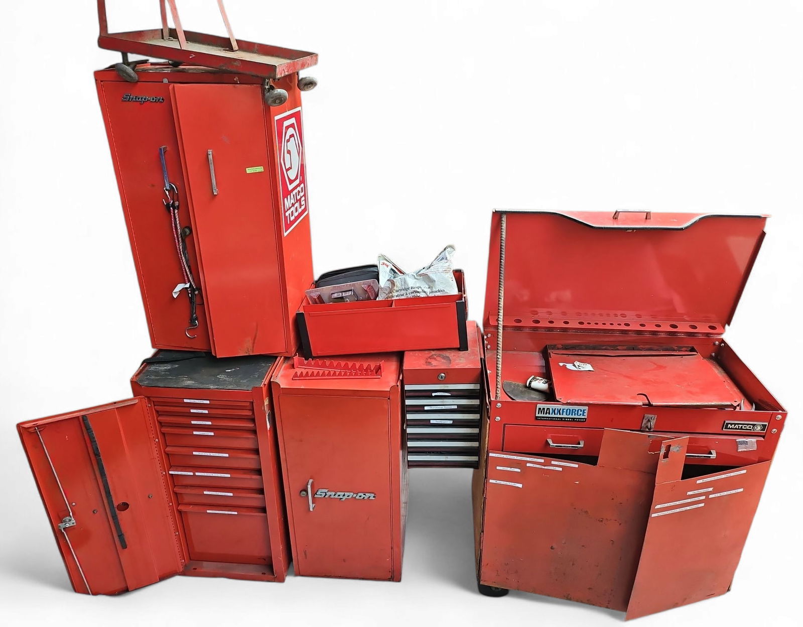 スナップオン工具箱　KRA-380H 1992年製Made in USA Vintage Snap On KRA-380 Roll Cart 7-Drawer Bottom Tool Chest