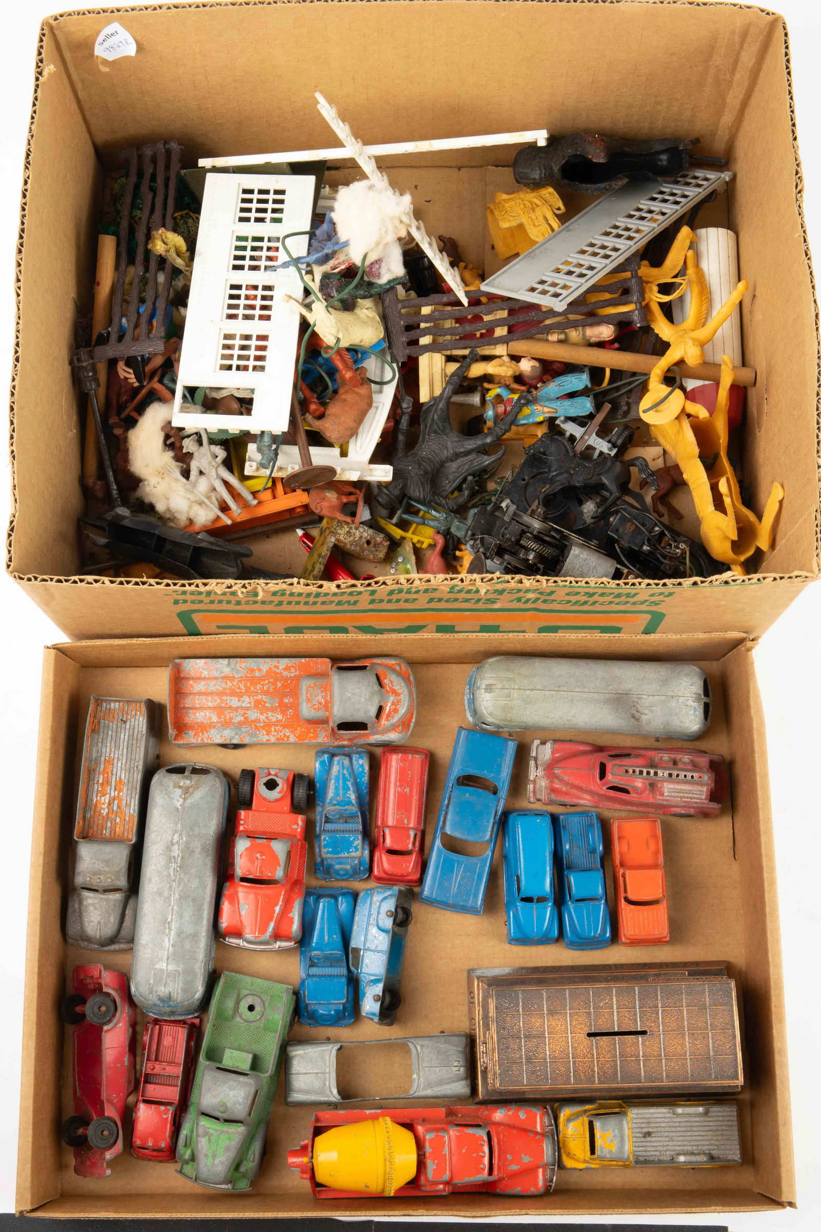 Lot of Vintage Toy Cars, Figures, inc. Tootsietoy. (1 of 7)
