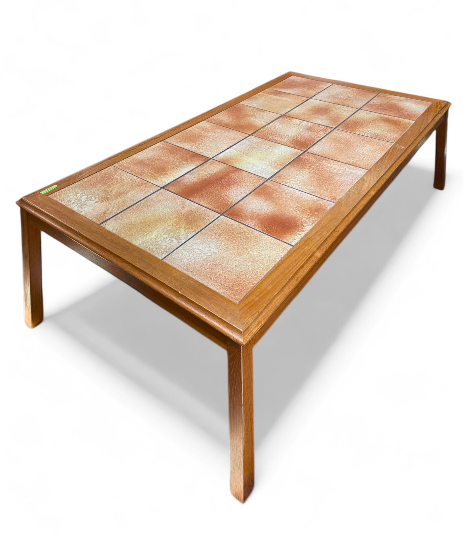 Danish Teak Tile Top Coffee Table. (1 of 1)