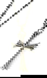 Chrome Hearts Sterling Silver Large Cross w/ Chain