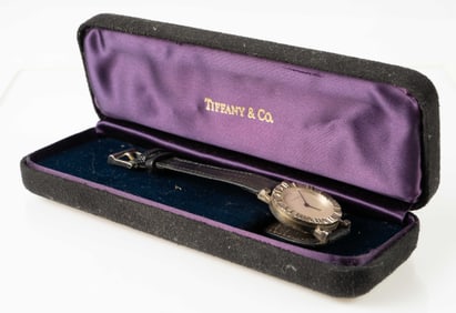 Tiffany & Co. Sterling Silver Atlas Watch.