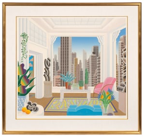 Living Room City View, Thomas McKnight.