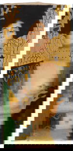Judith & the Head of Holofernes, Copy After Klimt.: Artist(s): Unknown, copy after Gustav Klimt. Medium: Oil on canvas. Signature(s): "Jarl Berhart" is signed in the outer border of the canvas. Paperwork: N/A Damage: Unframed. The work has not been com