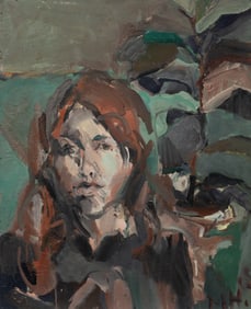 Expressionist Portrait of a Woman, M. Henderson.