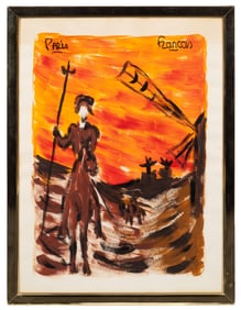 Abstract Equestrian Portrait, Andre Francois.