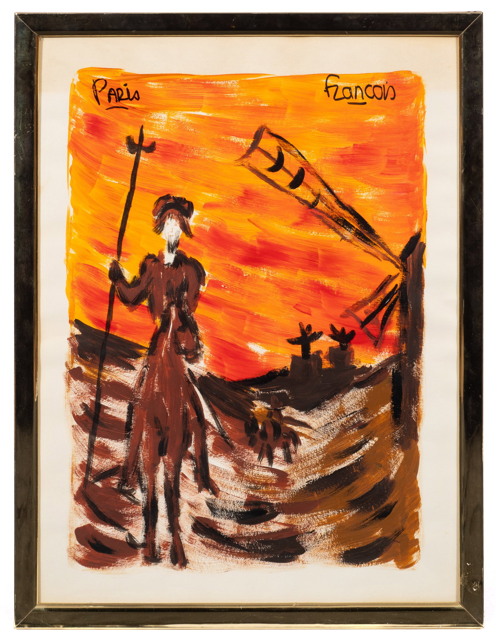 Abstract Equestrian Portrait, Andre Francois. (1 of 6)