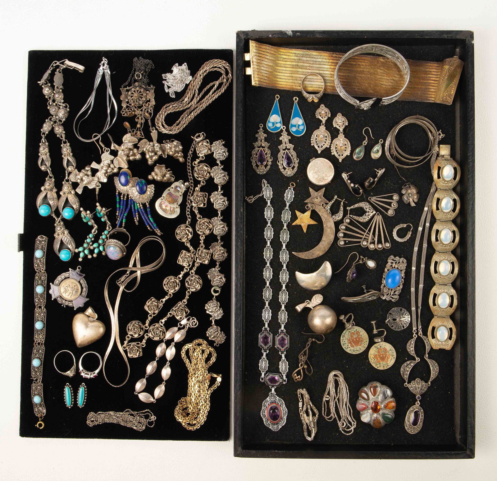 Lot of Mostly Sterling Jewelry, inc. 10K Diamond. (1 of 20)
