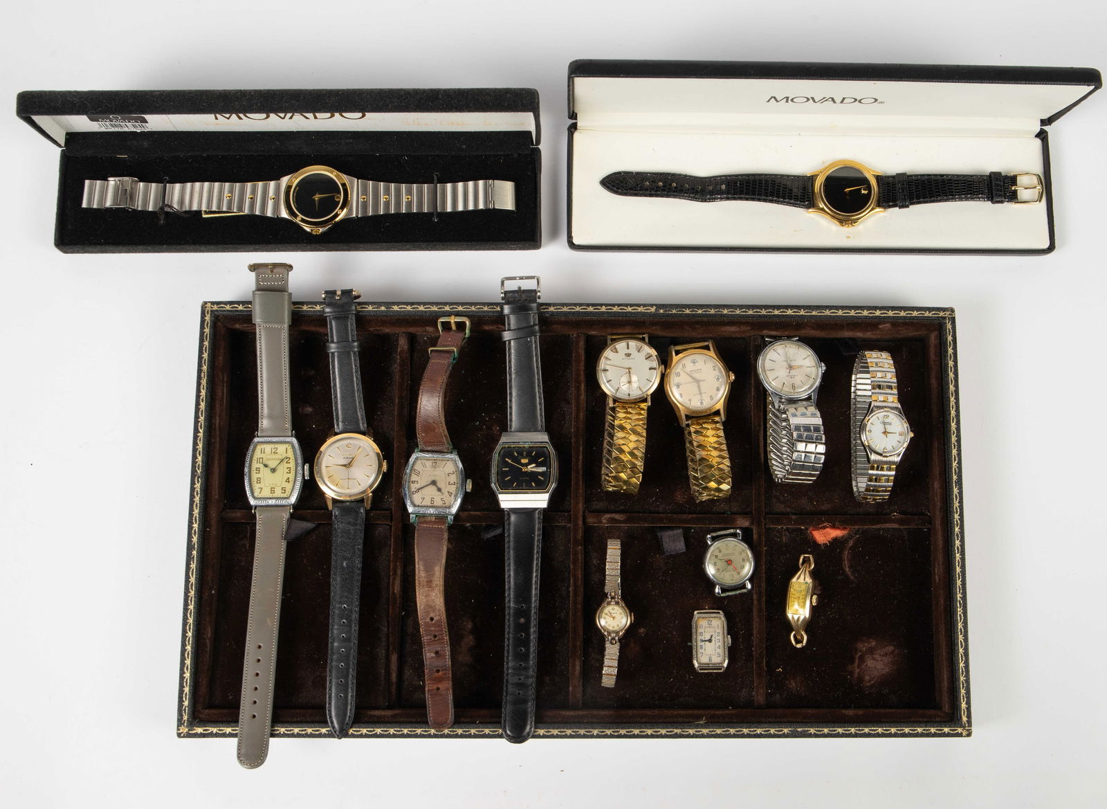 Lot of Vintage Watches - Movado, Gruen, Wittnauer. (1 of 9)