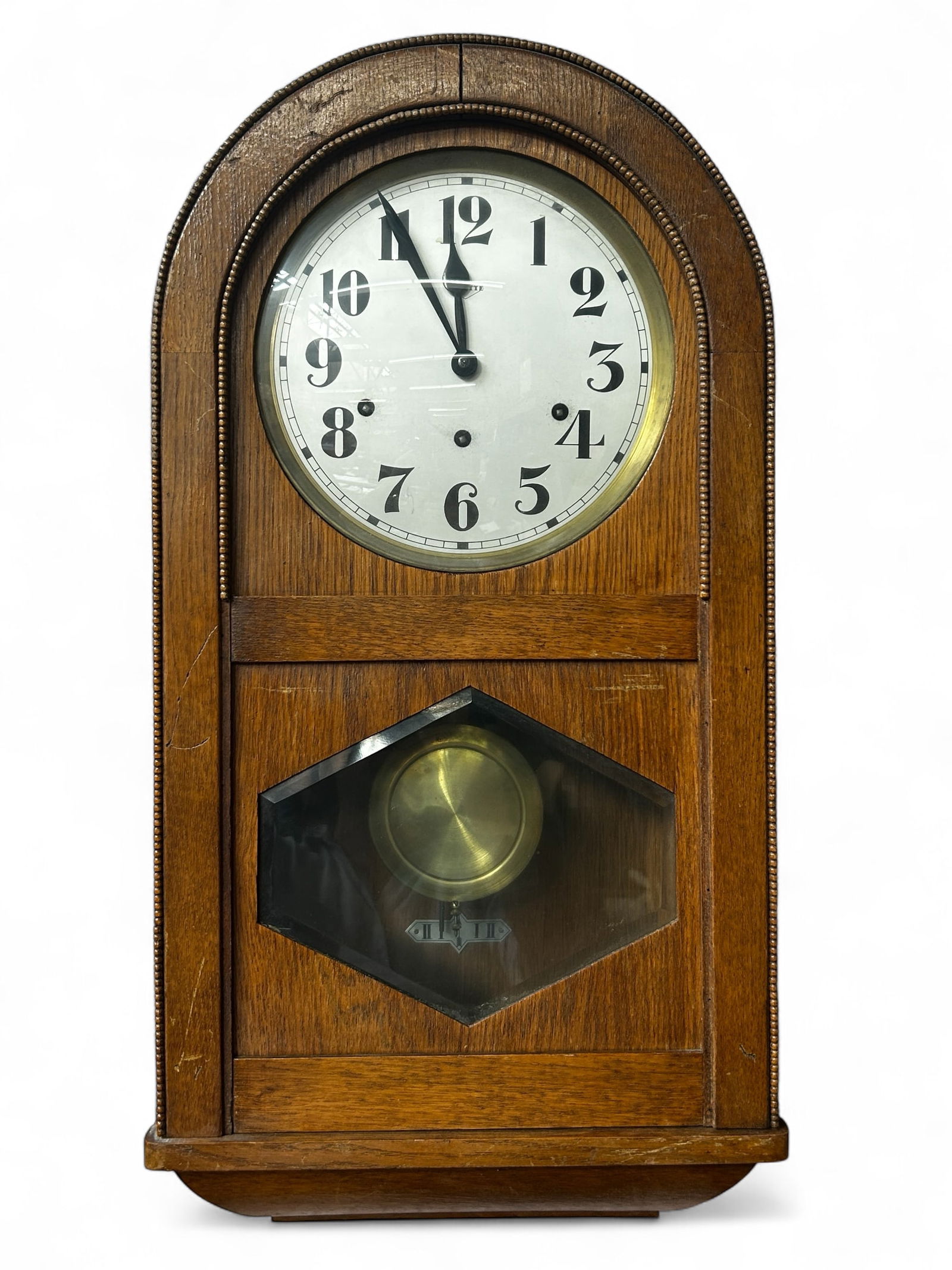 French Vedette Chime Wall Clock. (1 of 9)