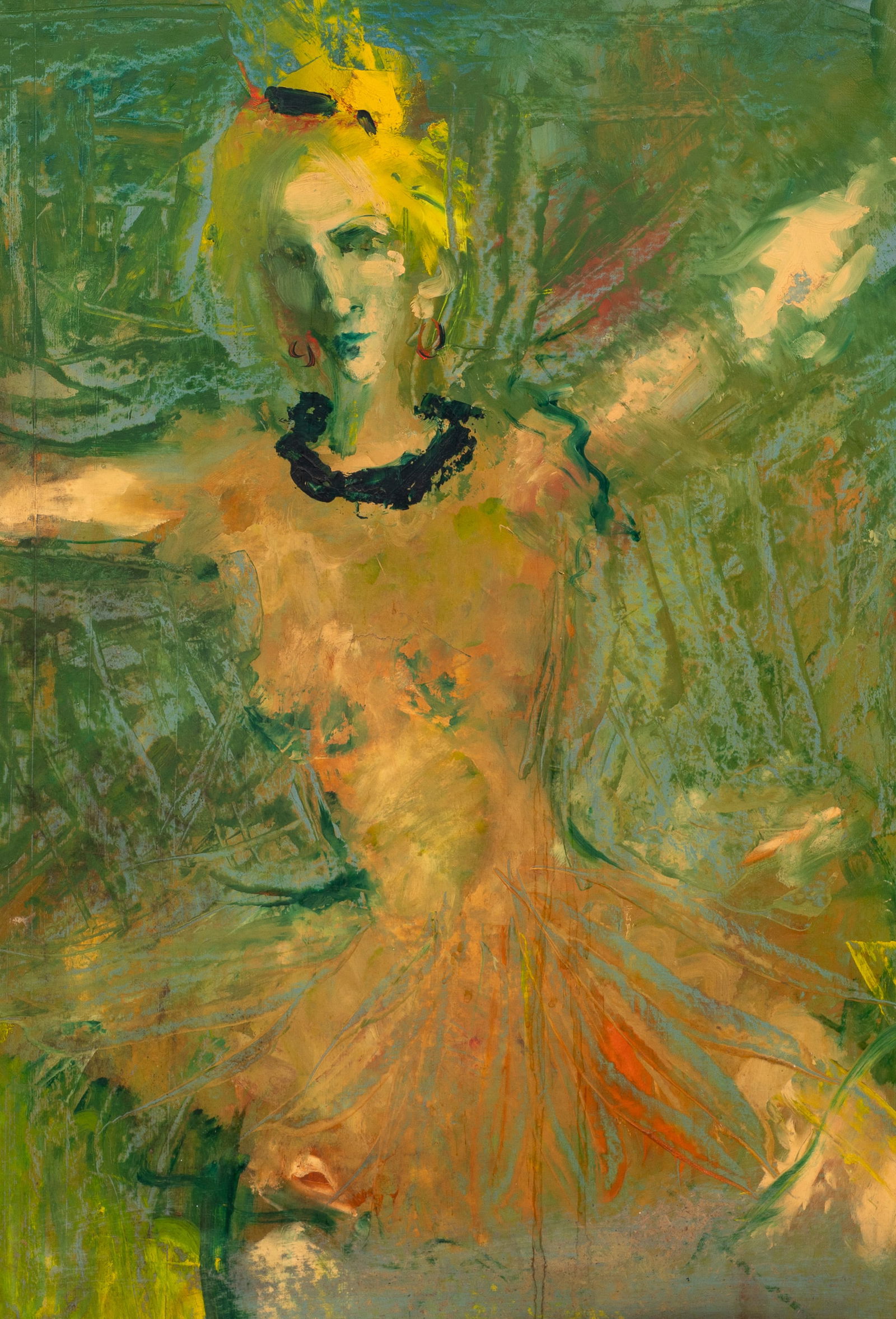 Painting of a Ballerina, Attr. to Boris Anisfeld. (1 of 6)