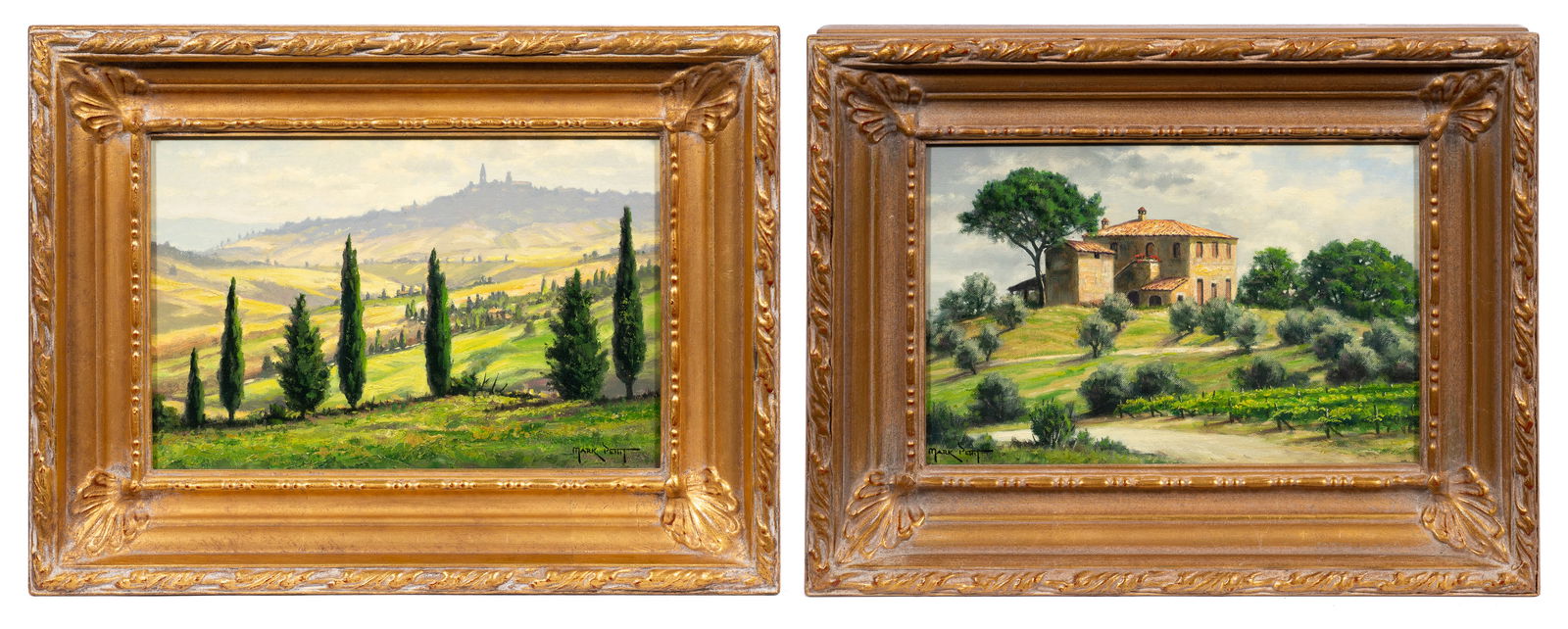 Lot of Two Italian Landscapes, Mark Pettit. (1 of 11)