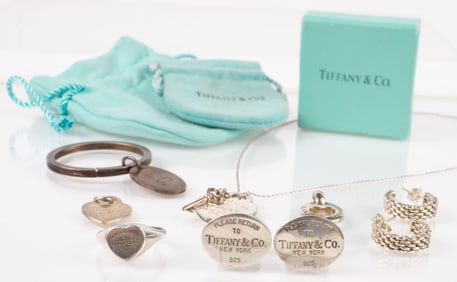 7 Pieces of Sterling Silver Tiffany & Co. Jewelry.