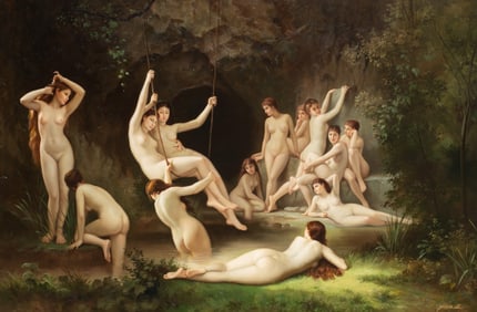 Copy of Bouguereau's Nymphaeum, Young Ohn.