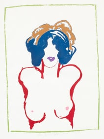Frank Gallo, Serigraph of a Nude Woman.