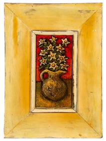 Still Life of Flowers, Terry Cannon, Resin Coated.